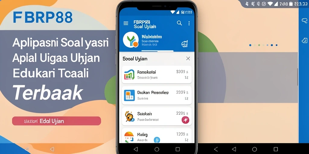 Tampilan antarmuka FBRP88 yang intuitif untuk belajar soal ujian.