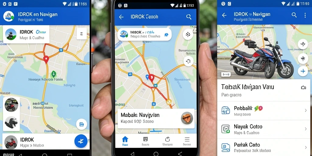 Antarmuka aplikasi IDROK yang intuitif dan informatif.