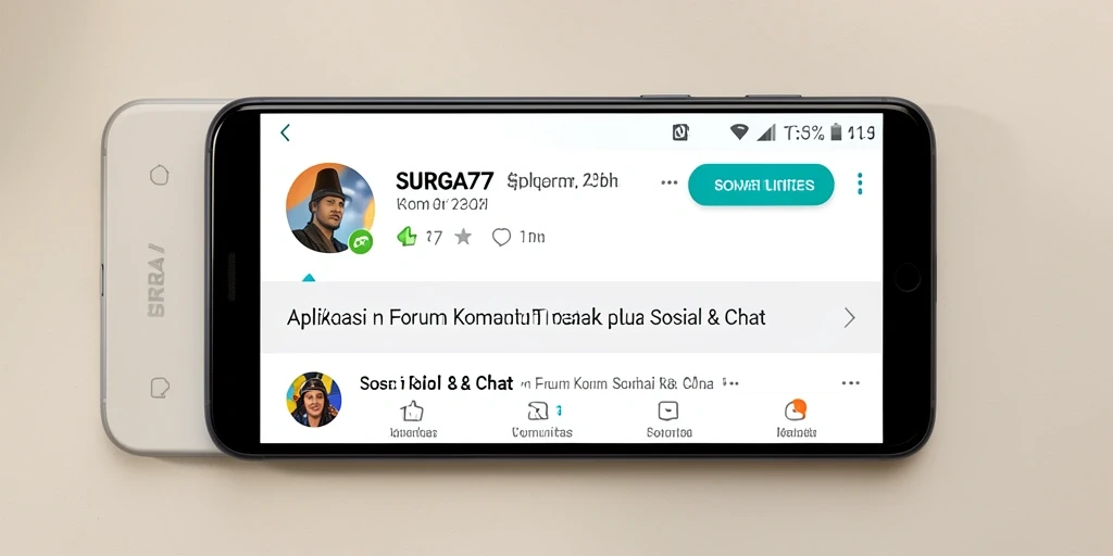 Antarmuka SURGA77 menampilkan forum yang ramah pengguna dan interaktif.