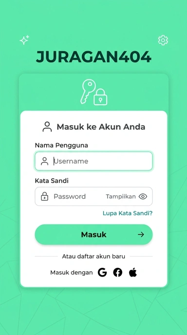 Masuk Akun juragan404 dengan Mudah dan Cepat