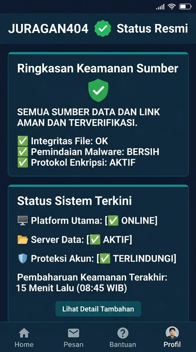 Kanal Resmi Juragan404 untuk Pengguna Android